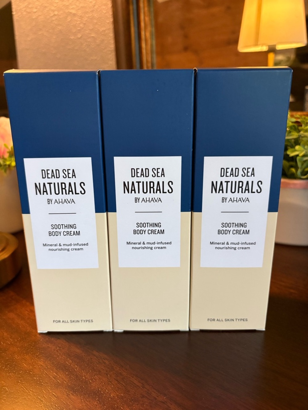 3 Pack | AHAVA Dead Sea Naturals Body Cream - rich & nourishing, 6.7 Fl. Oz